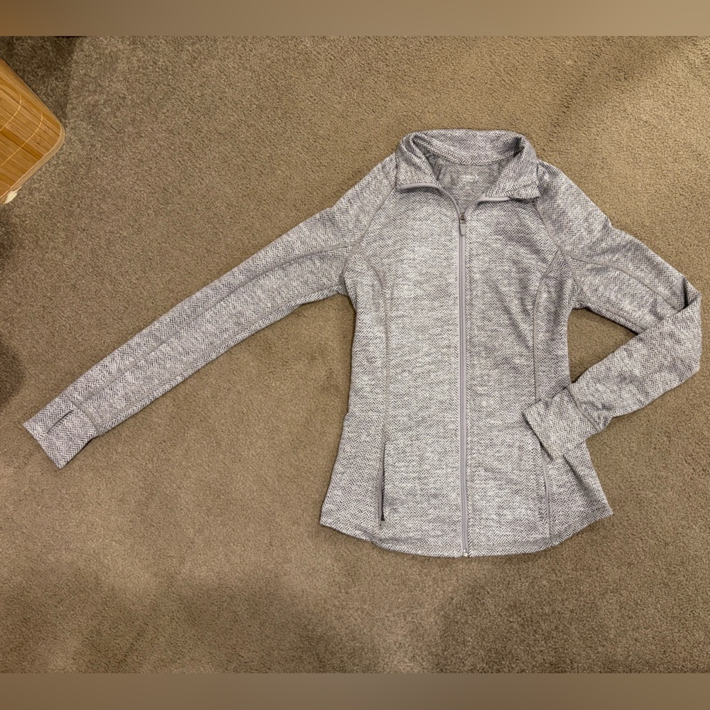 Old Navy Active Gray Patterned Jacket